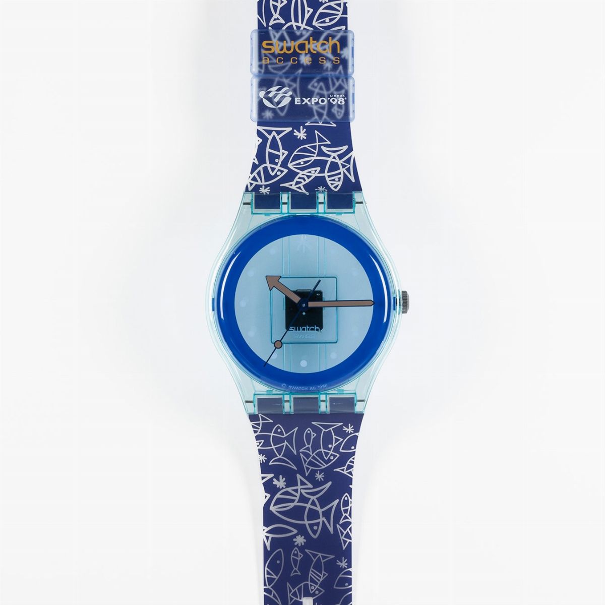 Swatch - Maxi orologio da parete Access Special Expo '98 (MSKL100), oggetto di design