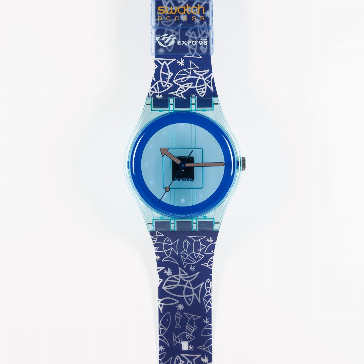 Swatch - Maxi orologio da parete Access Special Expo '98 (MSKL100), oggetto di design