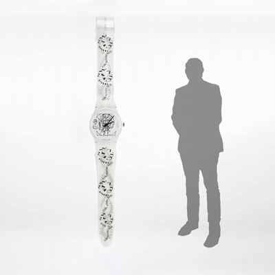 Hajime Tachibana, Maxi orologio da parete - Graphickers (GK208)