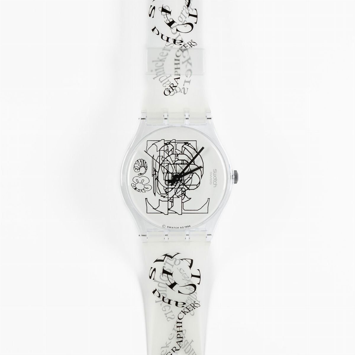 Swatch - Maxi wall clock - Graphickers (GK208) | Swatch / Time