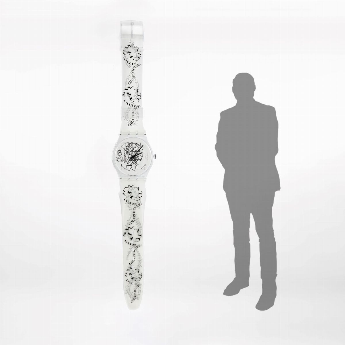 Swatch - Hajime Tachibana, Maxi orologio da parete - Graphickers (GK208)