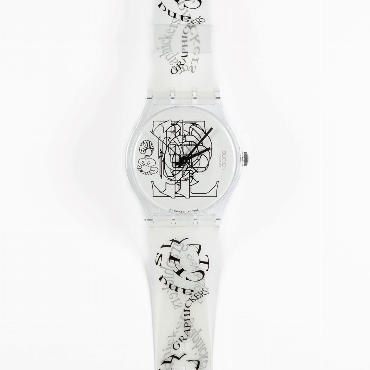 Swatch - Hajime Tachibana, Maxi orologio da parete - Graphickers (GK208)
