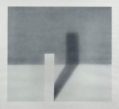 Schattenbild I, litografia, 1968, cm 60x64