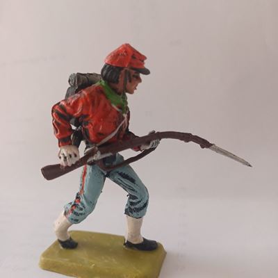 Garibaldino Risorgimentale, scultura in gomma per il 150° anniversario dell'Unità d'Italia