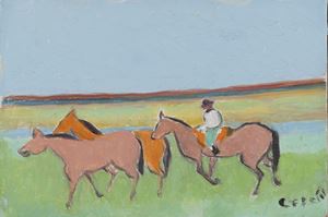 Cesetti  Giuseppe - Horses