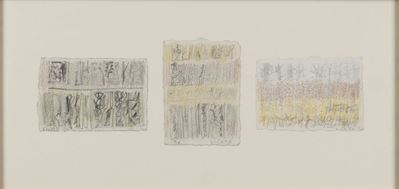 Concerto per chitarra (tre disegni, pastelli colorati su carta)