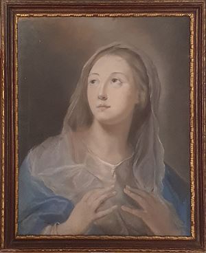 Virgin in prayer