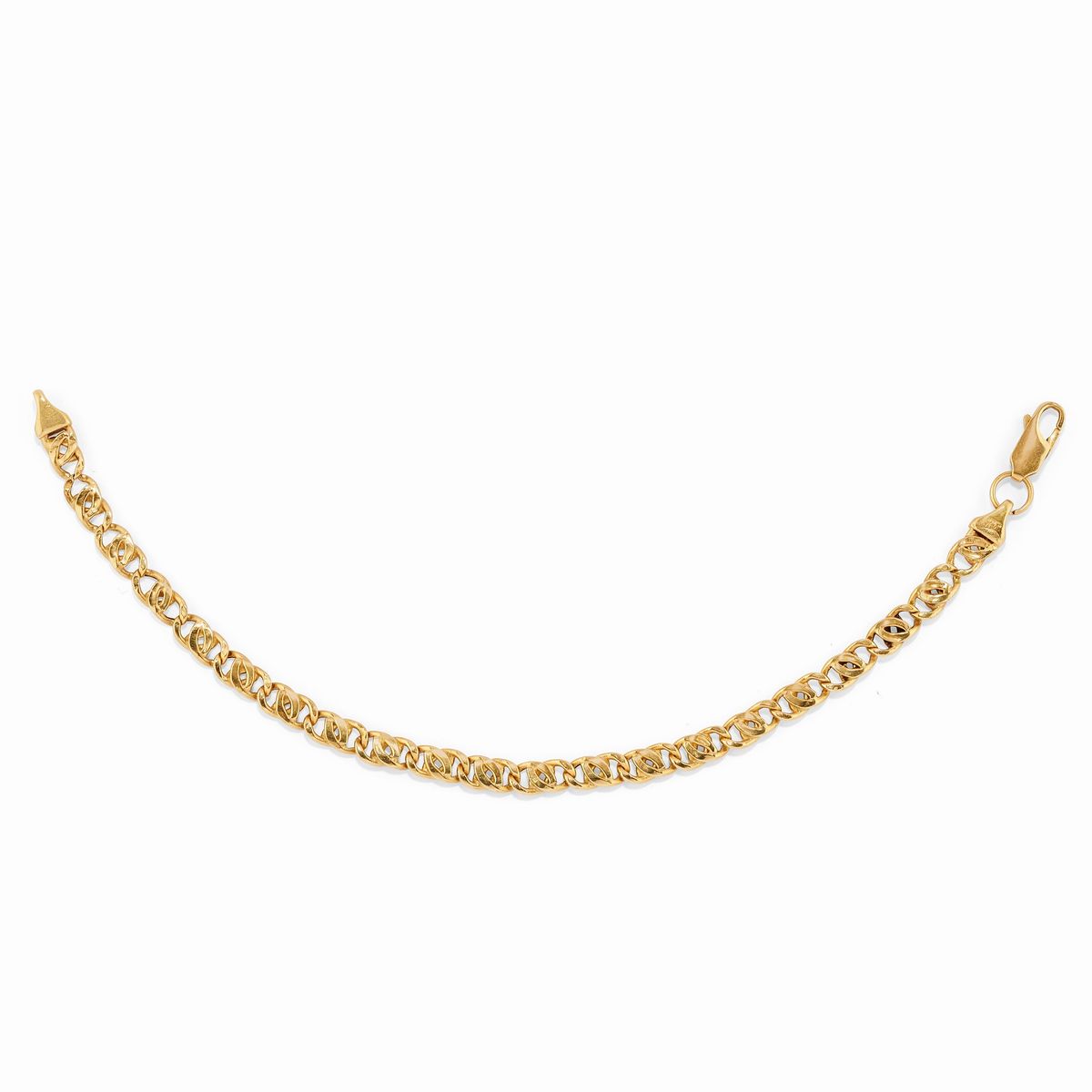 Collana, bracciale e anello in oro giallo 18k con pietra verde e diamanti