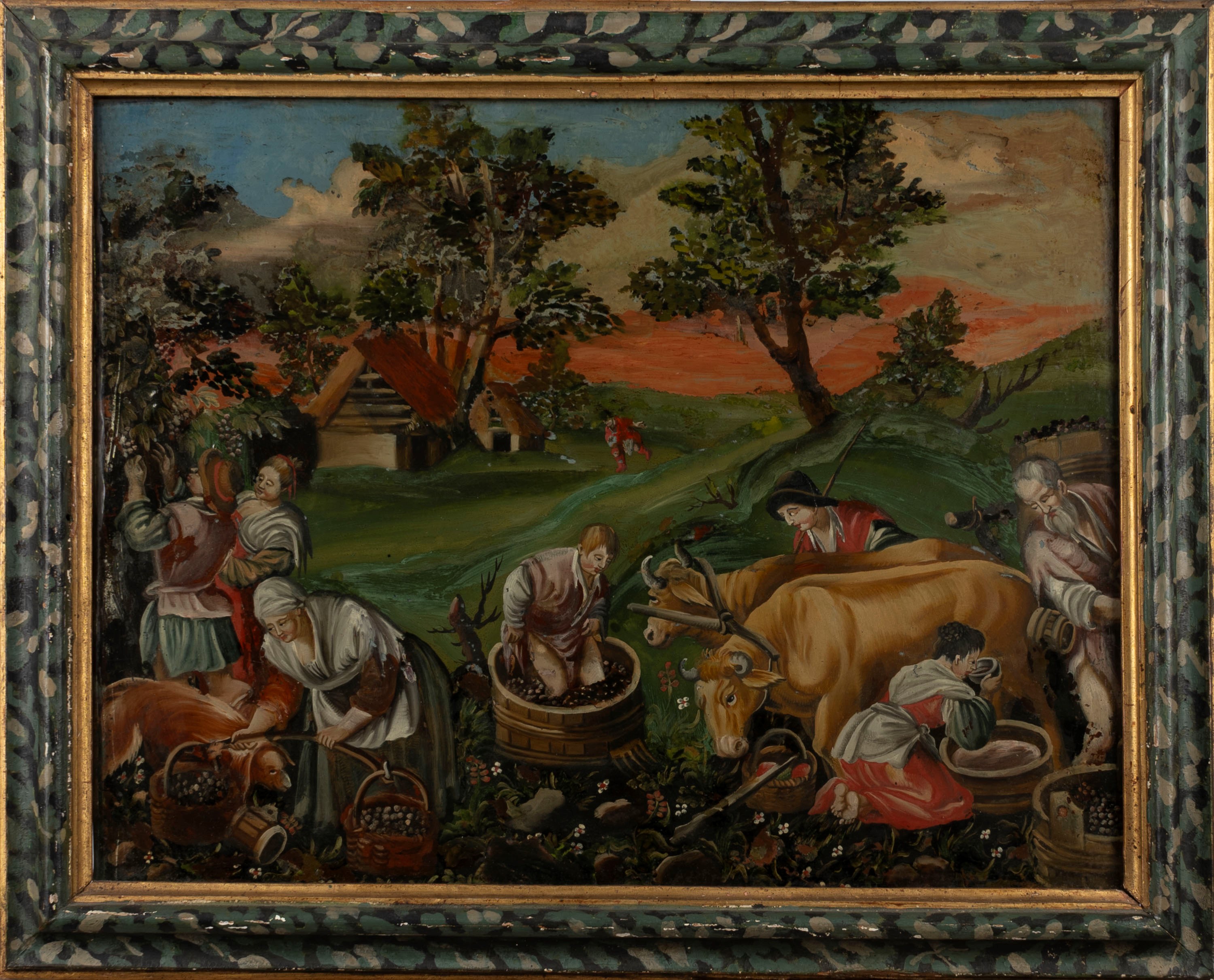 Seguace dei Bassano - Serie delle Quattro Stagioni: Primavera, Estate, Autunno e Inverno