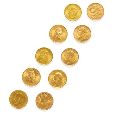 Lotto di Dieci Monete