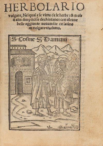 Herbolario Volgare, nel Qual e le Virtu De le Herbe: & Molti Altri Simplici se Dechiarano: con Al...