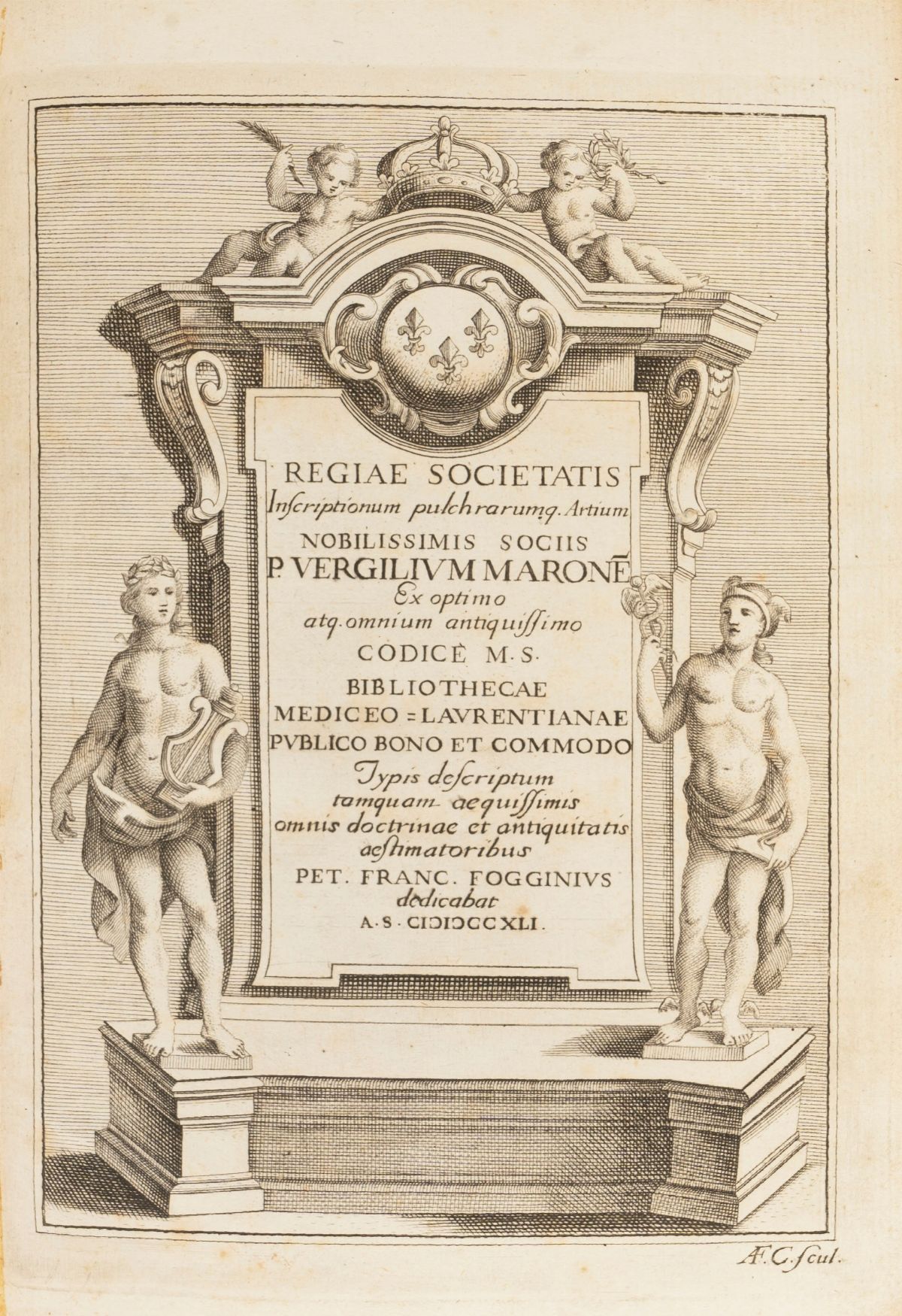 Publio Virgilio Marone - P. Vergili Maronis Codex Antiquissimus a Rufio Turcio Aproniano V.C. Dis...