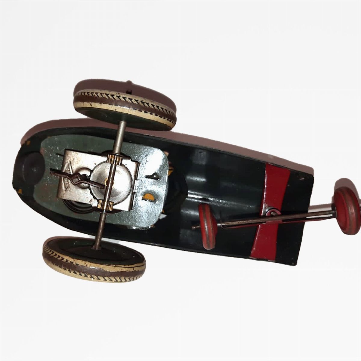 Ingap - Auto Totò, giocattolo in latta litografata, carica a molla, 1934