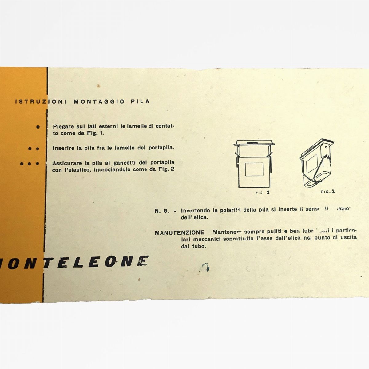 Monteleone - Motonave "Bahia Blanca", plastica con motore elettrico a batteria