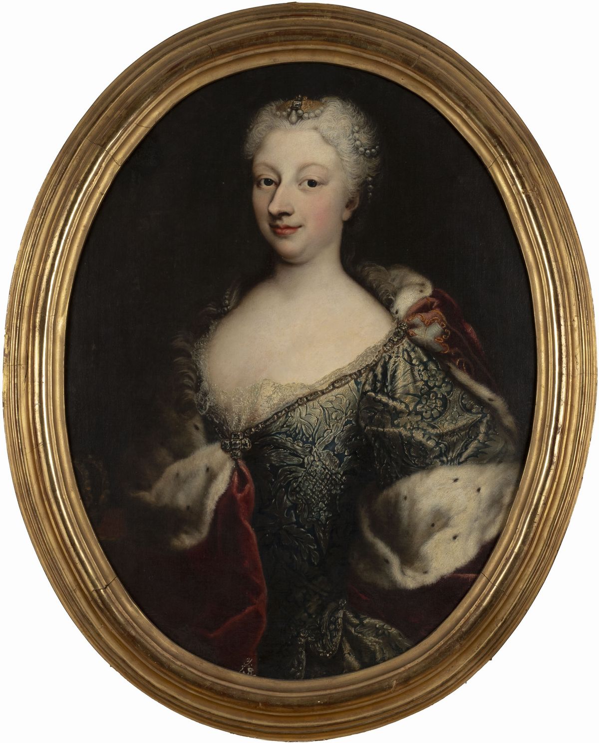Scuola Piemontese, Secolo XVIII - Scuola piemontese, Ritratto di Polissena Cristina d'Assia Rhein...