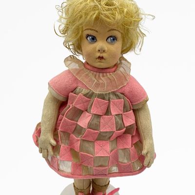 Bambola serie 450, in organza, altezza cm 32