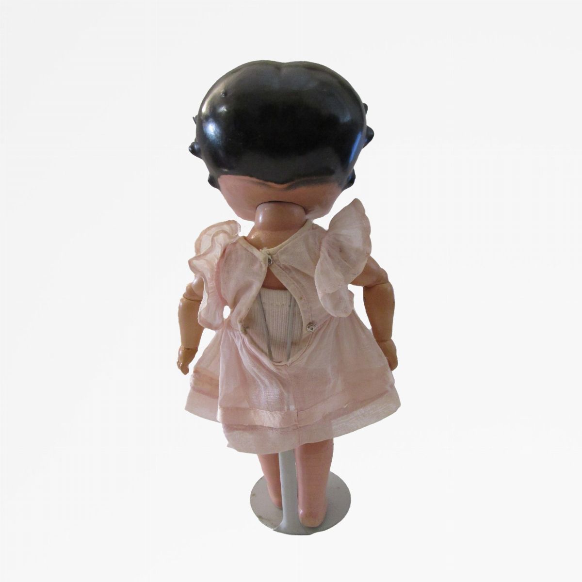 Betty Boop, Bambola in legno e composizione con adesivo originale Fleischer Studios, 1937