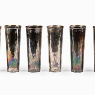 Sei Bicchieri in Argento