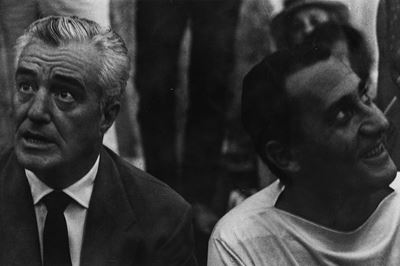 Vittorio De Sica e Alberto Sordi, Stampa vintage alla gelatina ai sali d'argento