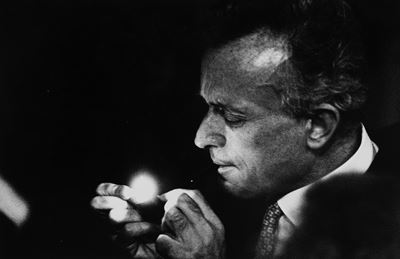 Giulio Einaudi, stampa vintage alla gelatina ai sali d'argento