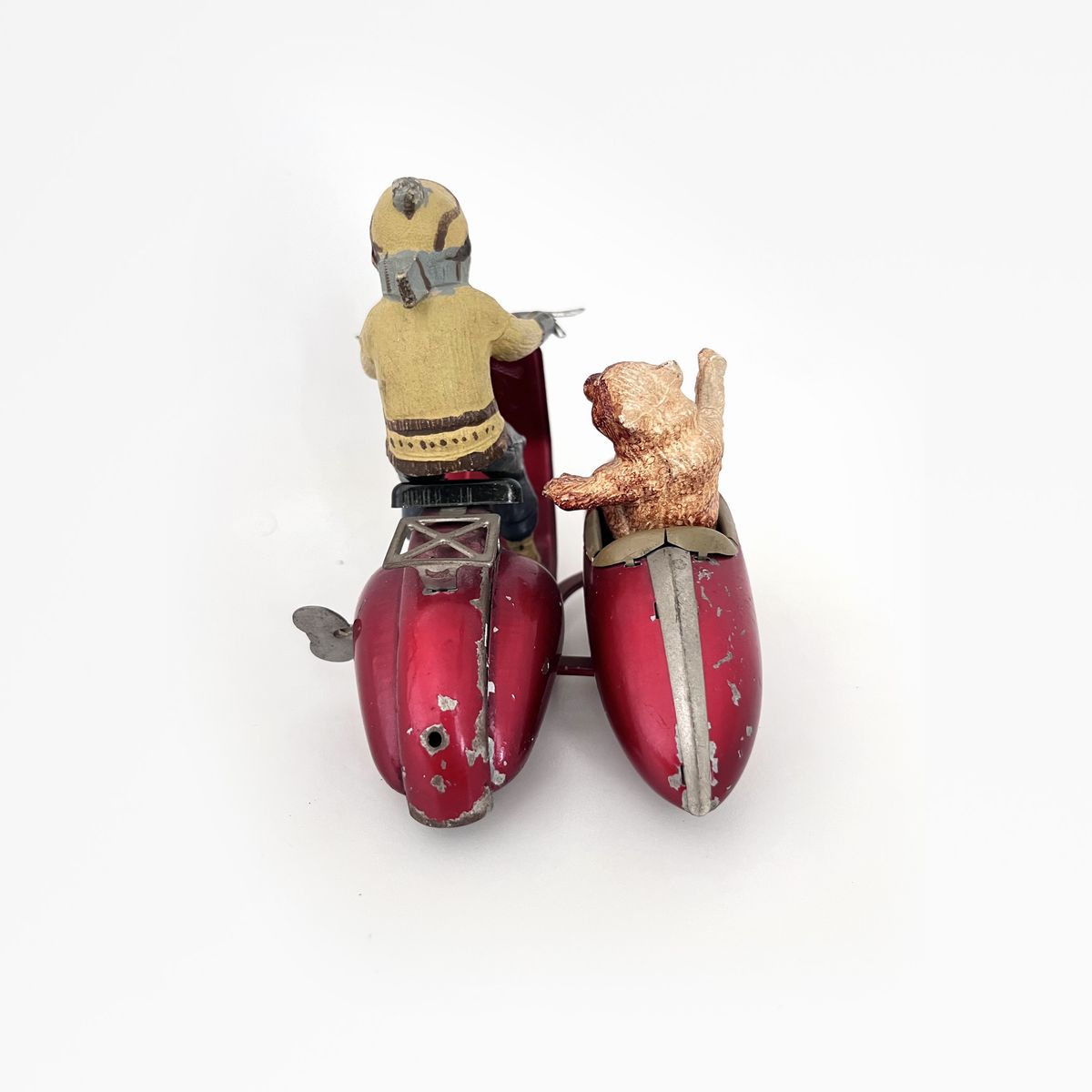 Ingap - Vespa con Sidecar, giocattolo in latta, 1948