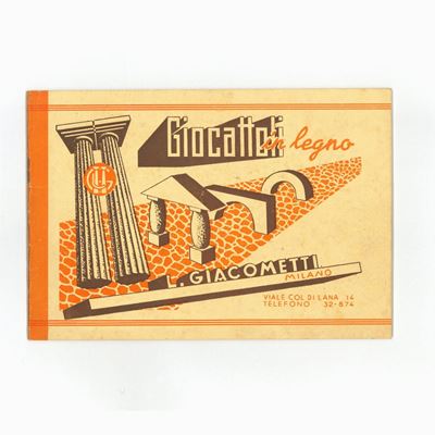 L. Giacometti, Catalogo di Giocattoli di Legno