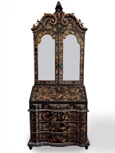 Trumeau a Due Corpi a Chinoiserie, Probabilmente Venezia, Secolo XVIII