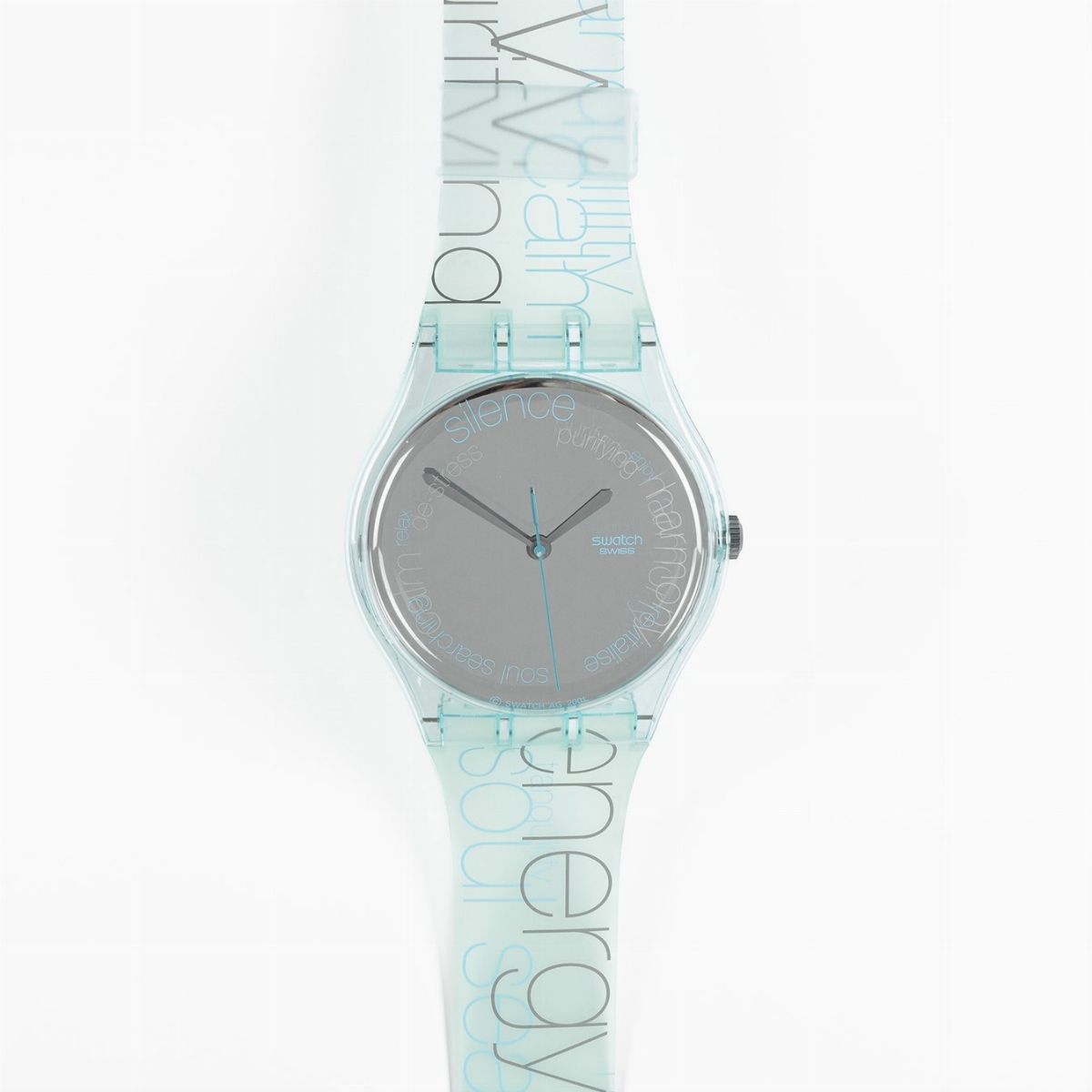 Swatch - Silence, Maxi orologio da parete (S202), lunghezza cm 210