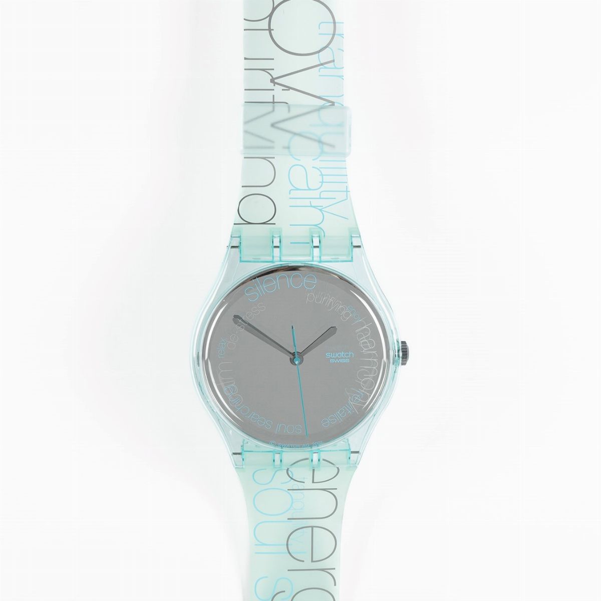 Swatch - Silence, Maxi orologio da parete (S202), lunghezza cm 210