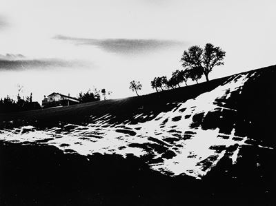 La prima neve, stampa vintage alla gelatina ai sali d'argento