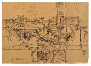 Senza titolo (natura mora con polli)