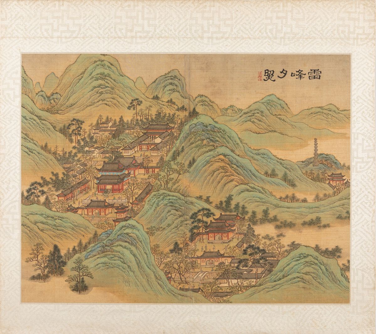 Cina, Dinastia Qing, Cinque dipinti su carta