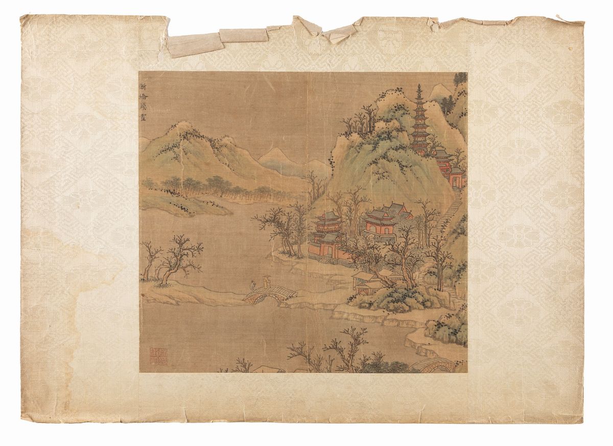 Cina, Dinastia Qing, Cinque dipinti su carta