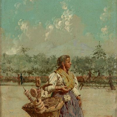 Venditrice di Ciambelle