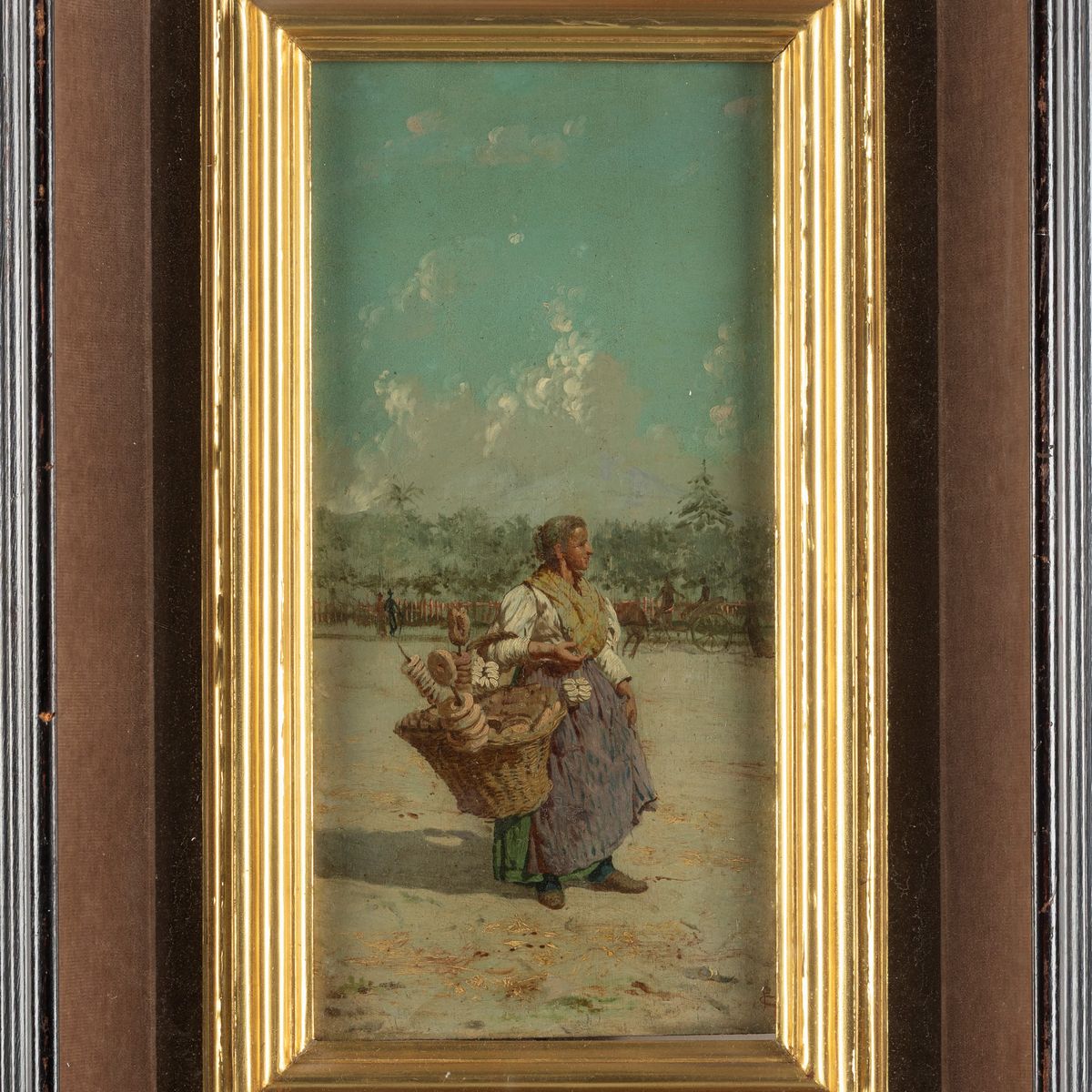 Carlo Pellegrini - Venditrice di Ciambelle