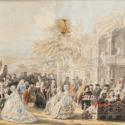 Corteo in Villa
