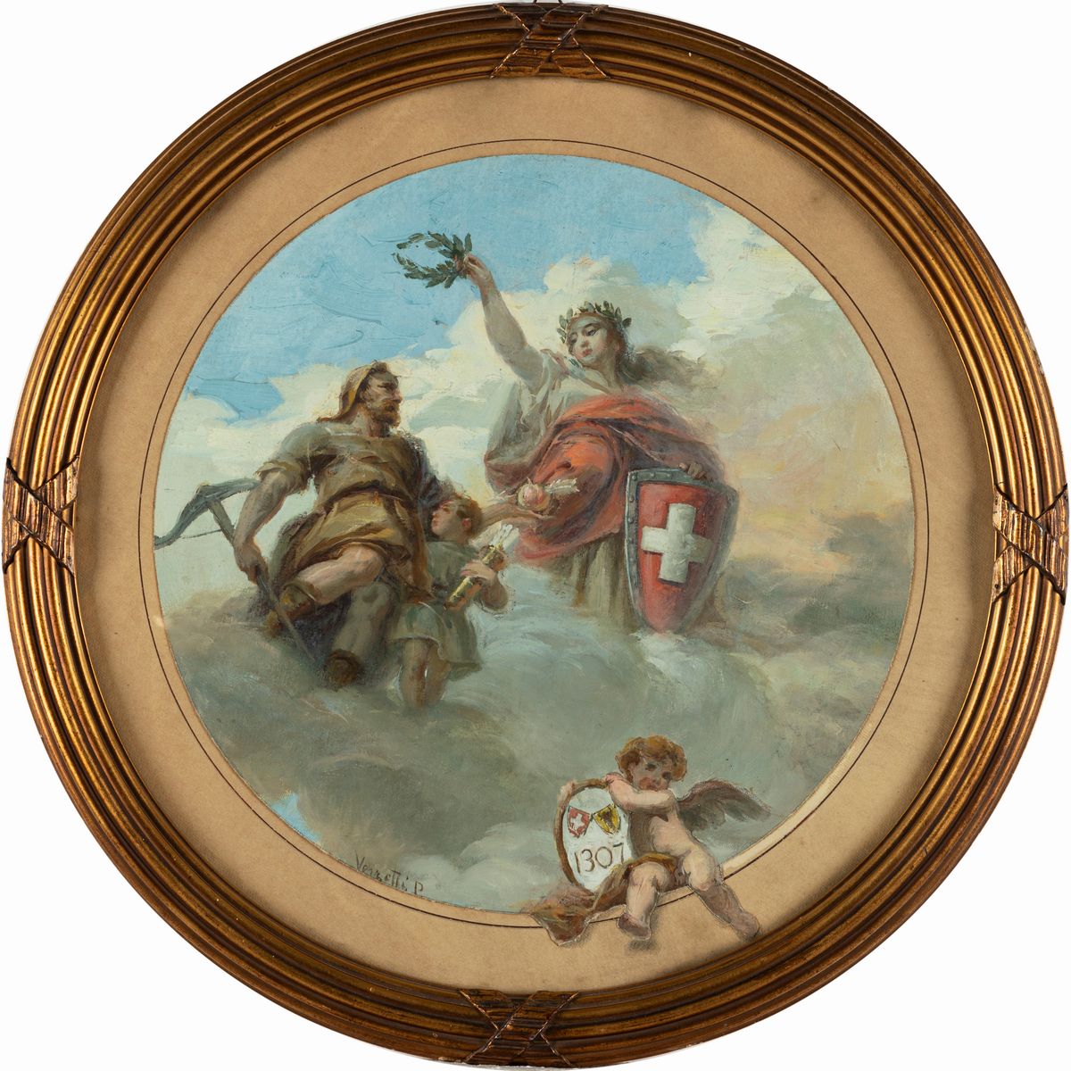 Pietro Verzetti - Allegoria della Svizzera