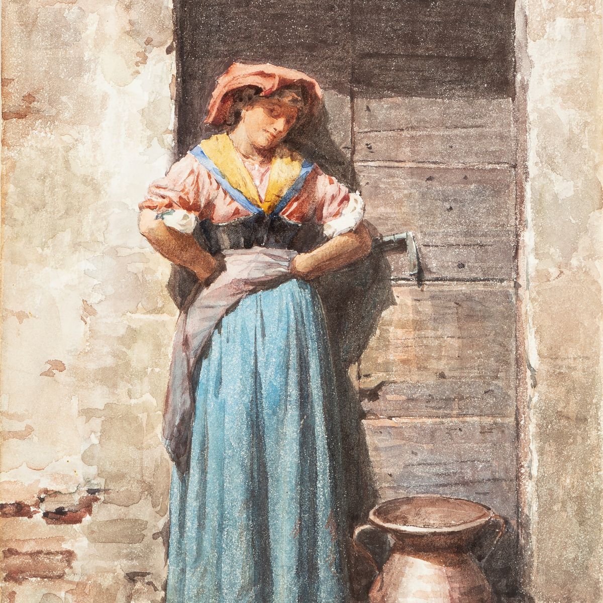 Scuola Italiana del XIX Secolo - Popolani