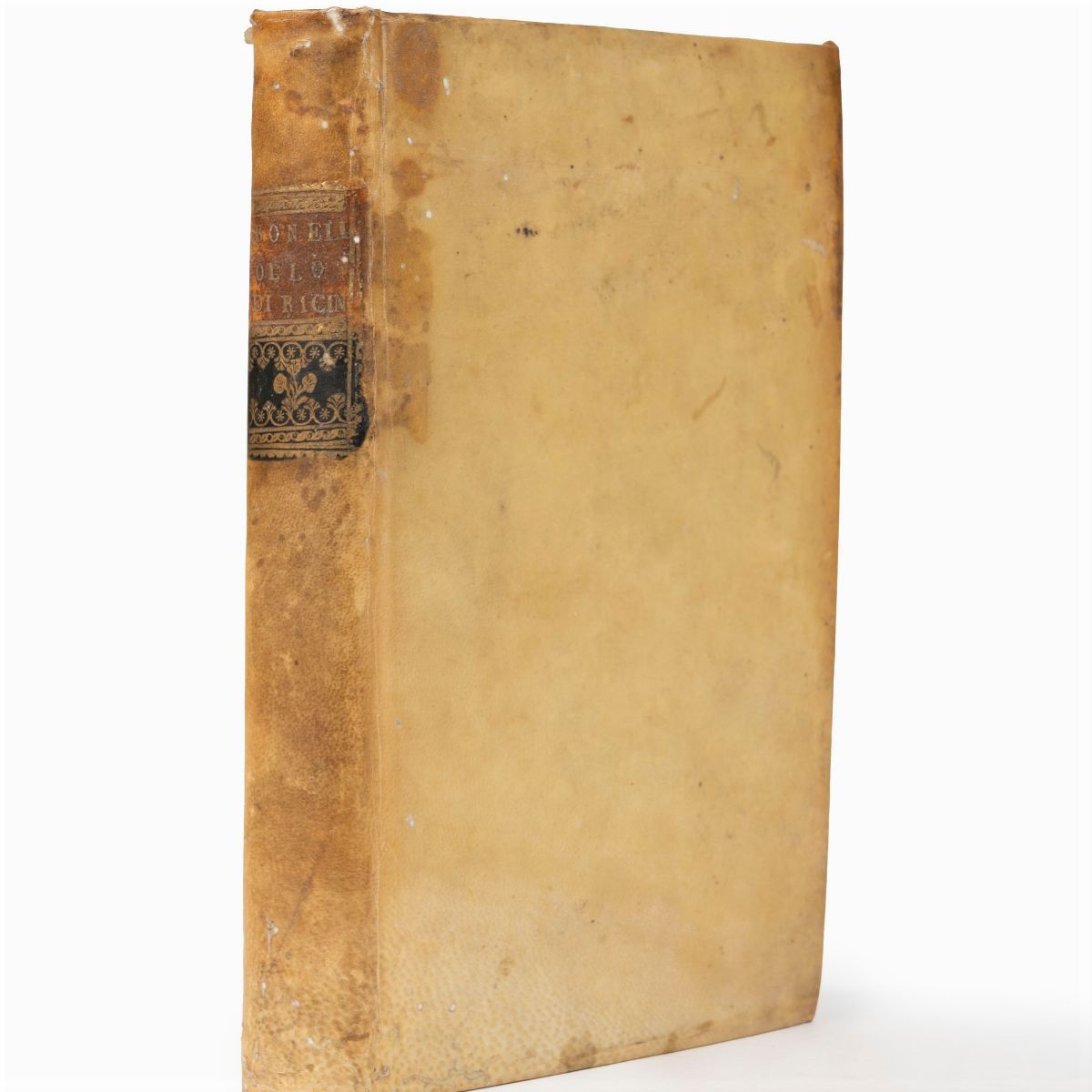 Giorgio Bonelli - Memoria intorno all'olio di ricino volgare, 1782