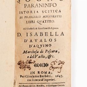 Sogno paraninfo. Istoria Scitica. Libri quattro.