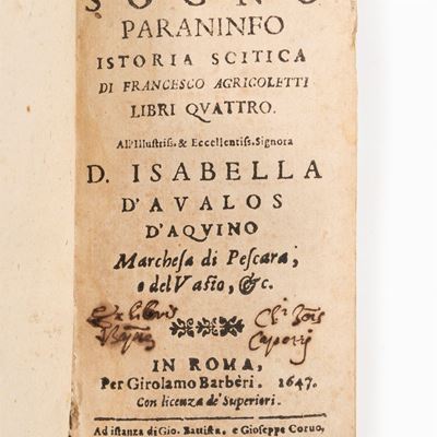 Sogno paraninfo. Istoria Scitica. Libri quattro