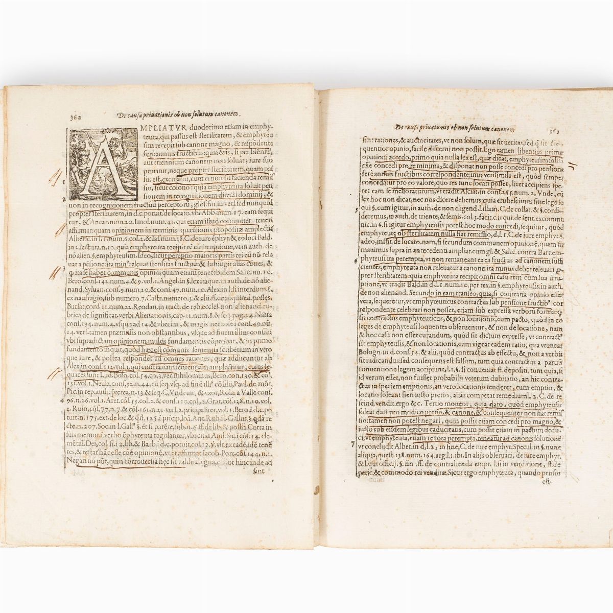 Aurelio Corbulo - Tractatus de causis ex quibus emphyteuta iure sua privatur, 1586