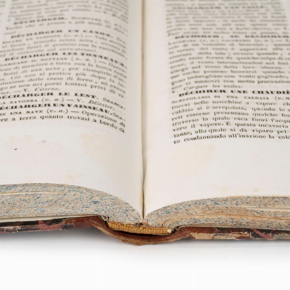 Giuseppe Parrilli - Vocabolario militare di marineria francese, 1846