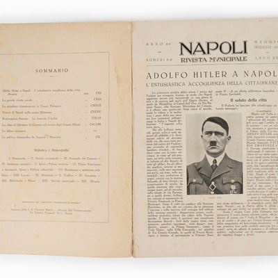 Napoli - Rivista Municipale, Adolfo Hitler a Napoli. Numero speciale 5-6, 1938
