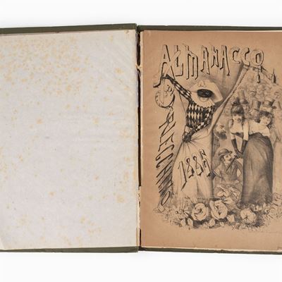 Alberto Landi, Almanacco dell'Arlecchino. Album, 1886