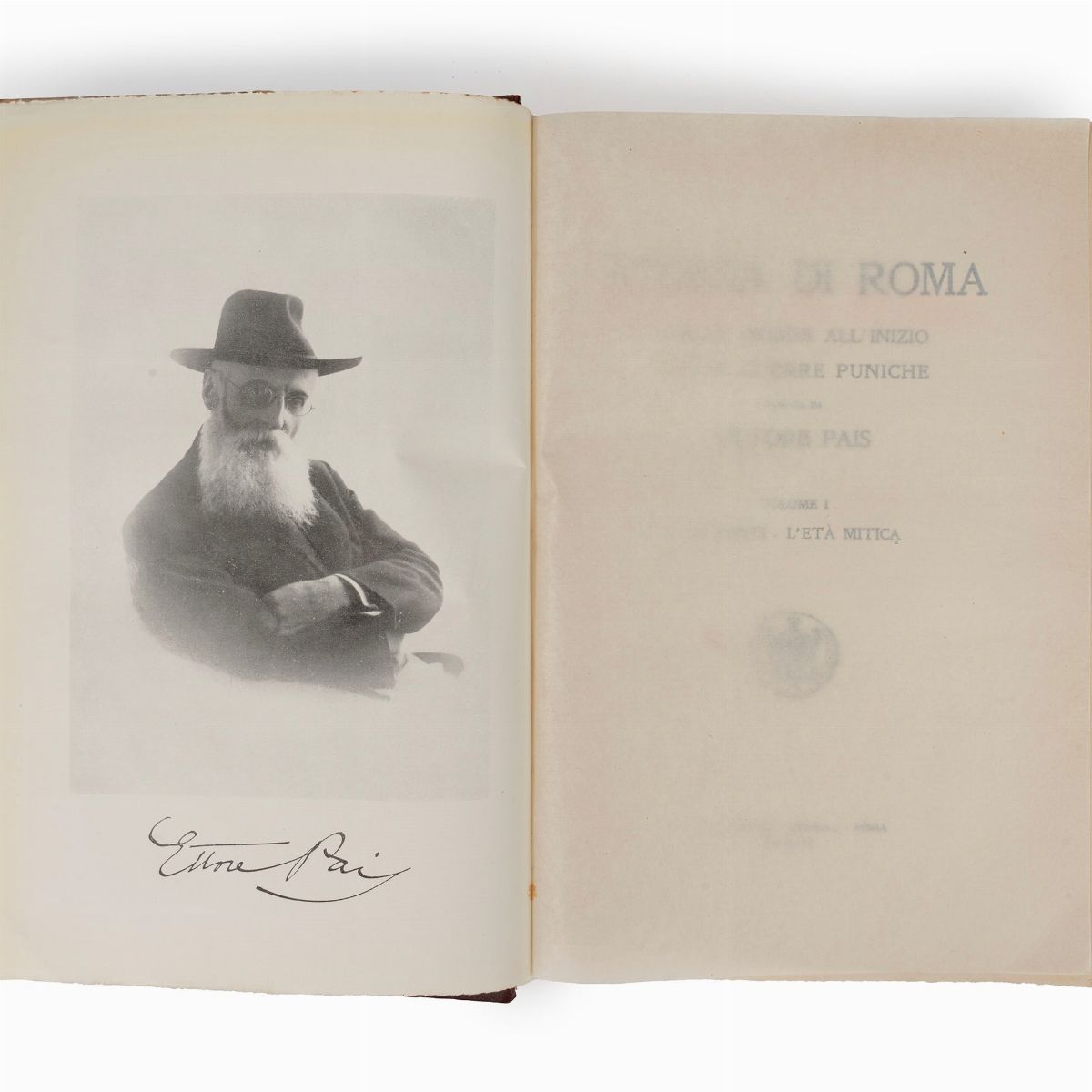 Ettore Pais - Storia di Roma. Dalle origini all'inizio delle guerre puniche