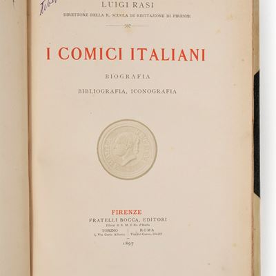 I comici italiani. Biografia, Bibliografia, Iconografia, 1897