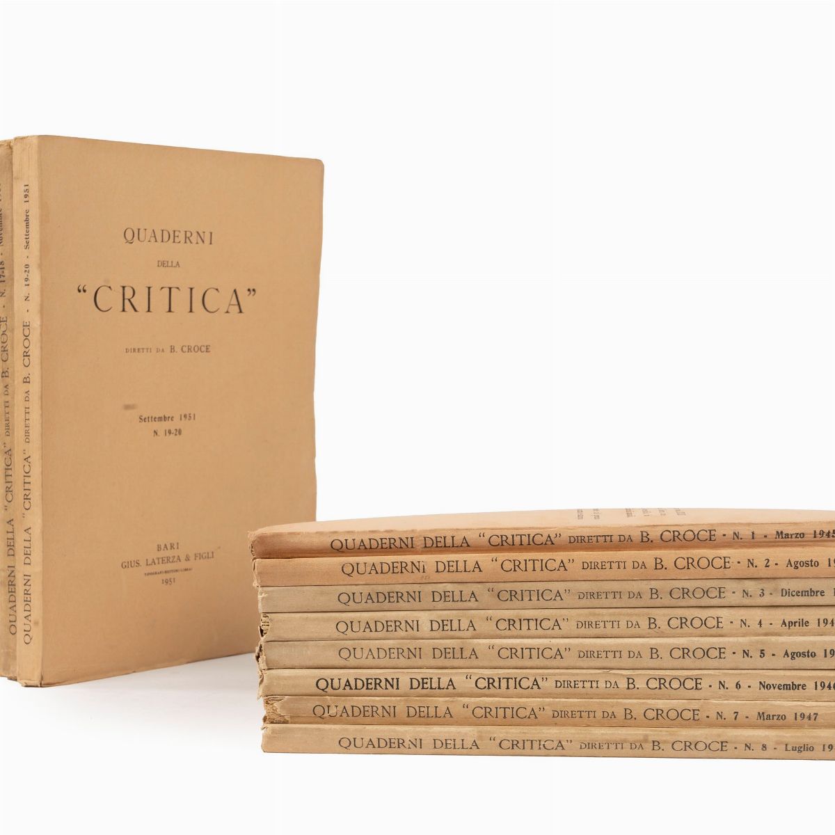 Benedetto Croce - Quaderni della critica (1945-1951)