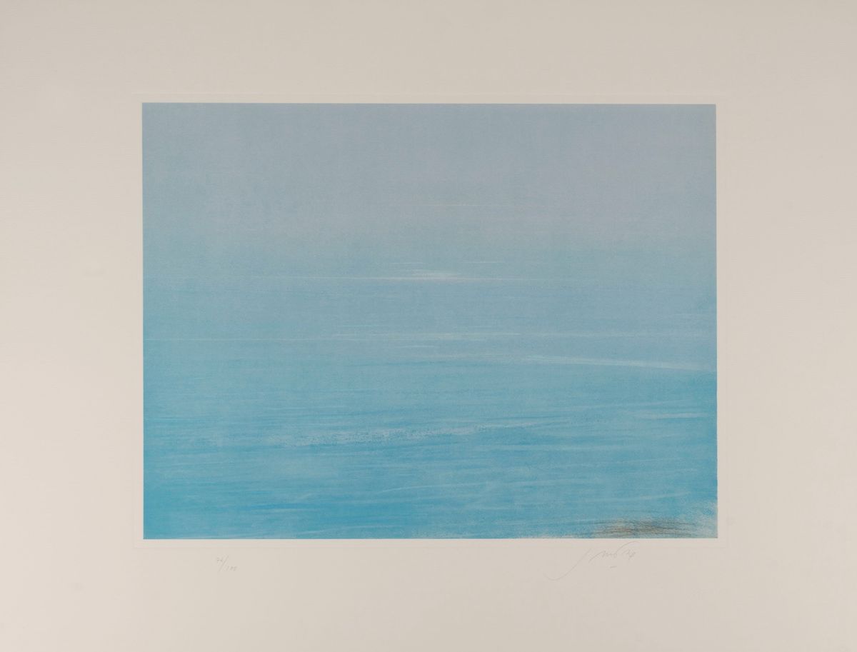 Piero Guccione - Cartella Contenente 3 Litografie a Colori