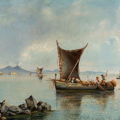 Pescatori nel Golfo di Napoli